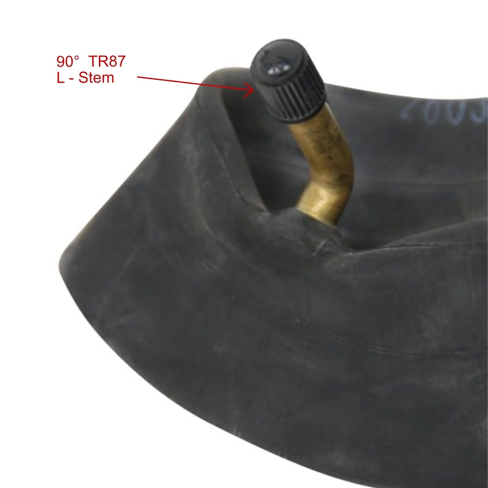 2 Tire Inner Tubes 4.10x4 3.50x4 90° Bent Valve Stem P33935