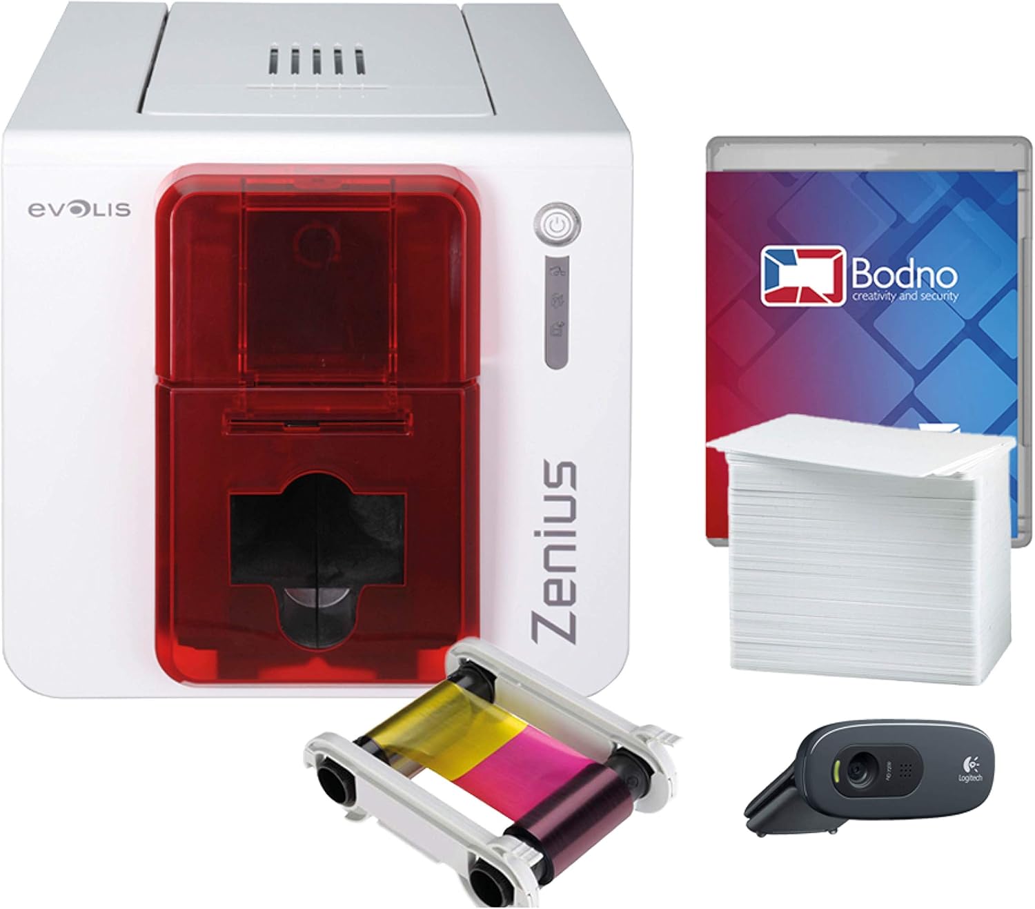 Single Sided ID Card Printer with ID Software F22808