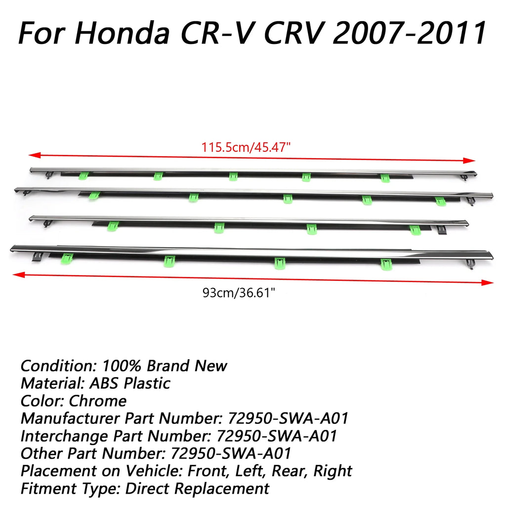 Car Window Moulding Trim Weatherstrips Seal J81697