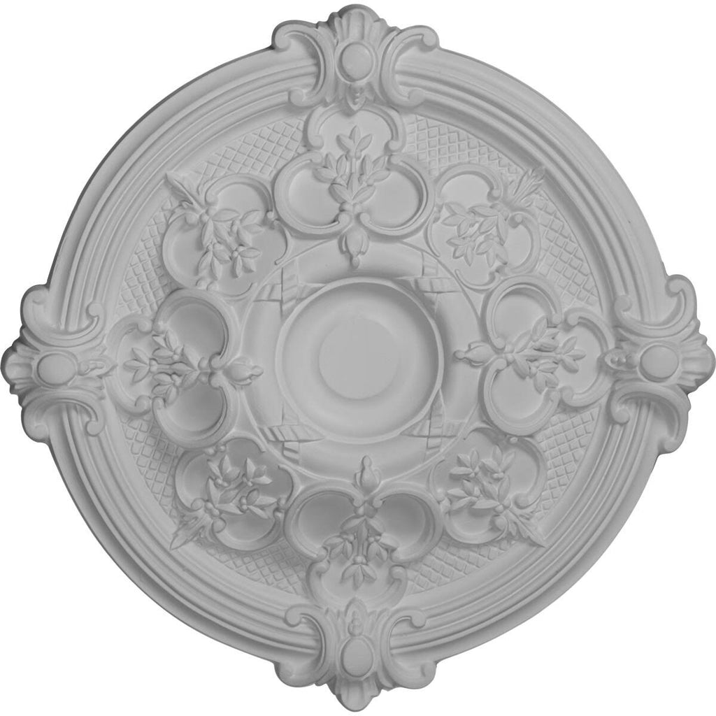 17 3/8x22OD x 1 3/4x22P Hand-Painted Golden Oak Ceiling Medallion D229731