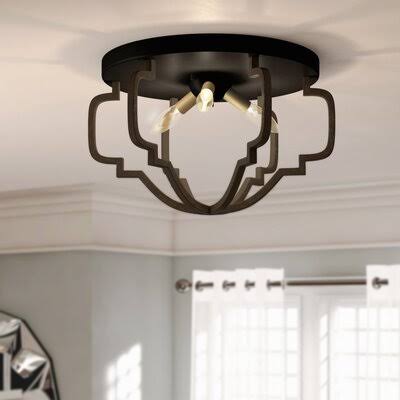 Geometric Flush Mount V625