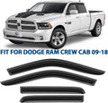 4 pcs Dark Smoke Tape-on Window Deflectors W11682