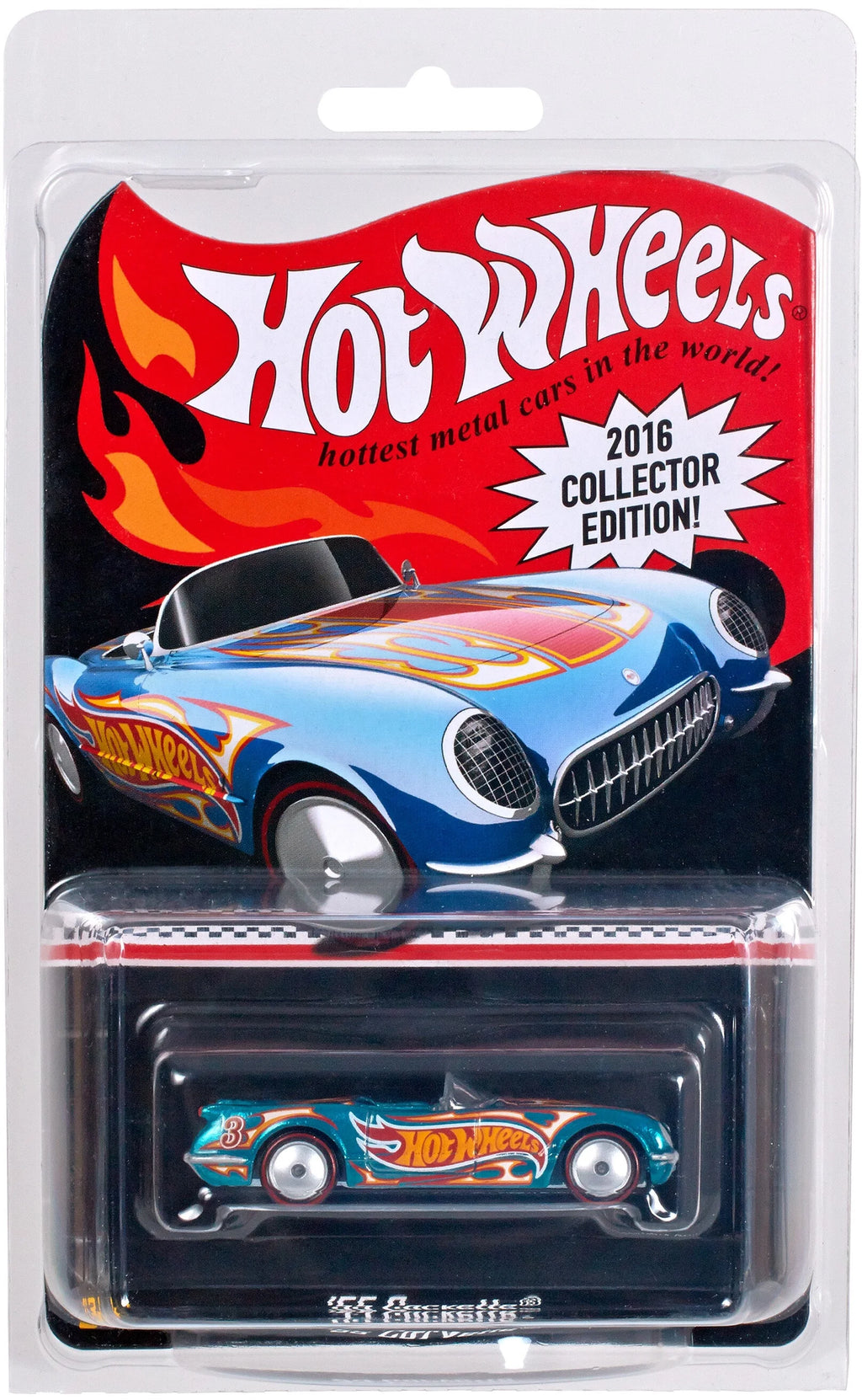 '55 Chevy Corvette Metal Car W654