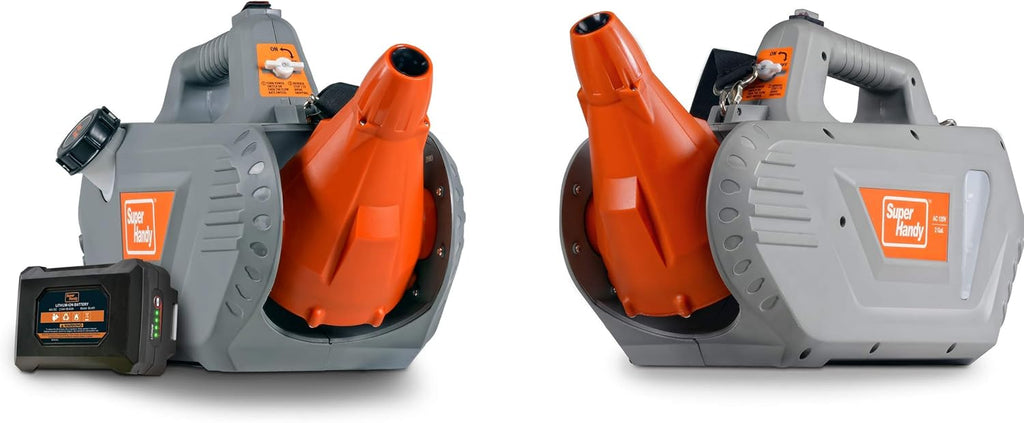 Fogger Disinfectant Handheld ULV 48V DC 2Gal Adjustable and Fogger Disinfectant Handheld ULV 120V 2Gal Adjustable W1126