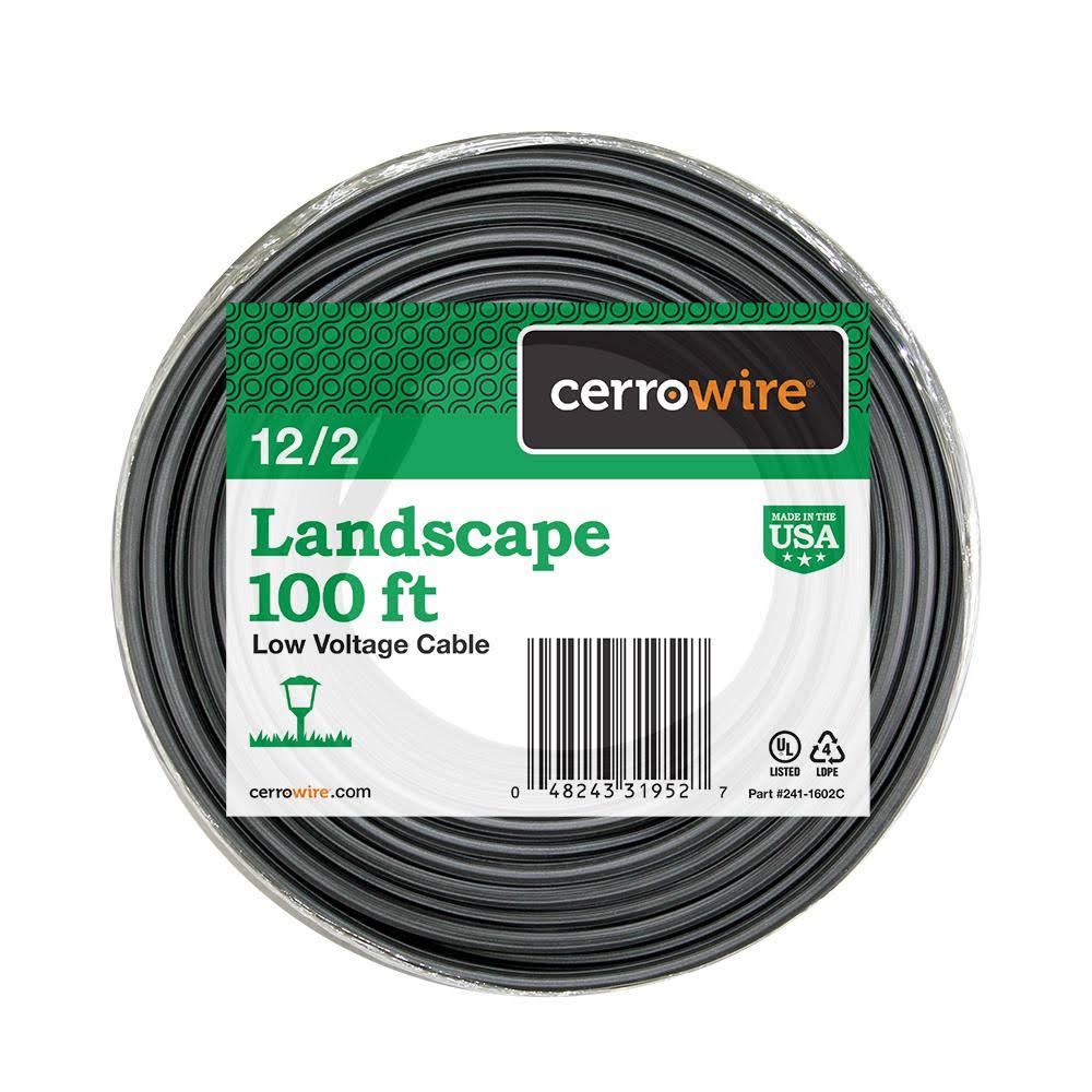 12/2 Low Voltage Underground Landscape Lighting Cable U3133