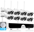 3MP Wireless 8-Channel NVR Security Camera System with 1TB Hard Drive J809