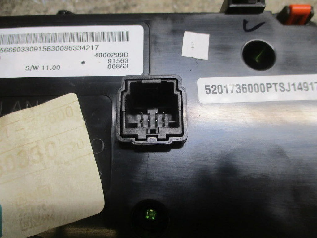 Jeep Renegade Manual Climate AC Heater Temperature Control H59078