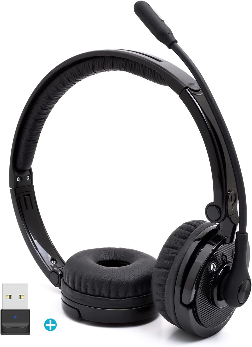 Pack of 2 Wireless Bluetooth Headset with Microphone USB Dongle X278525