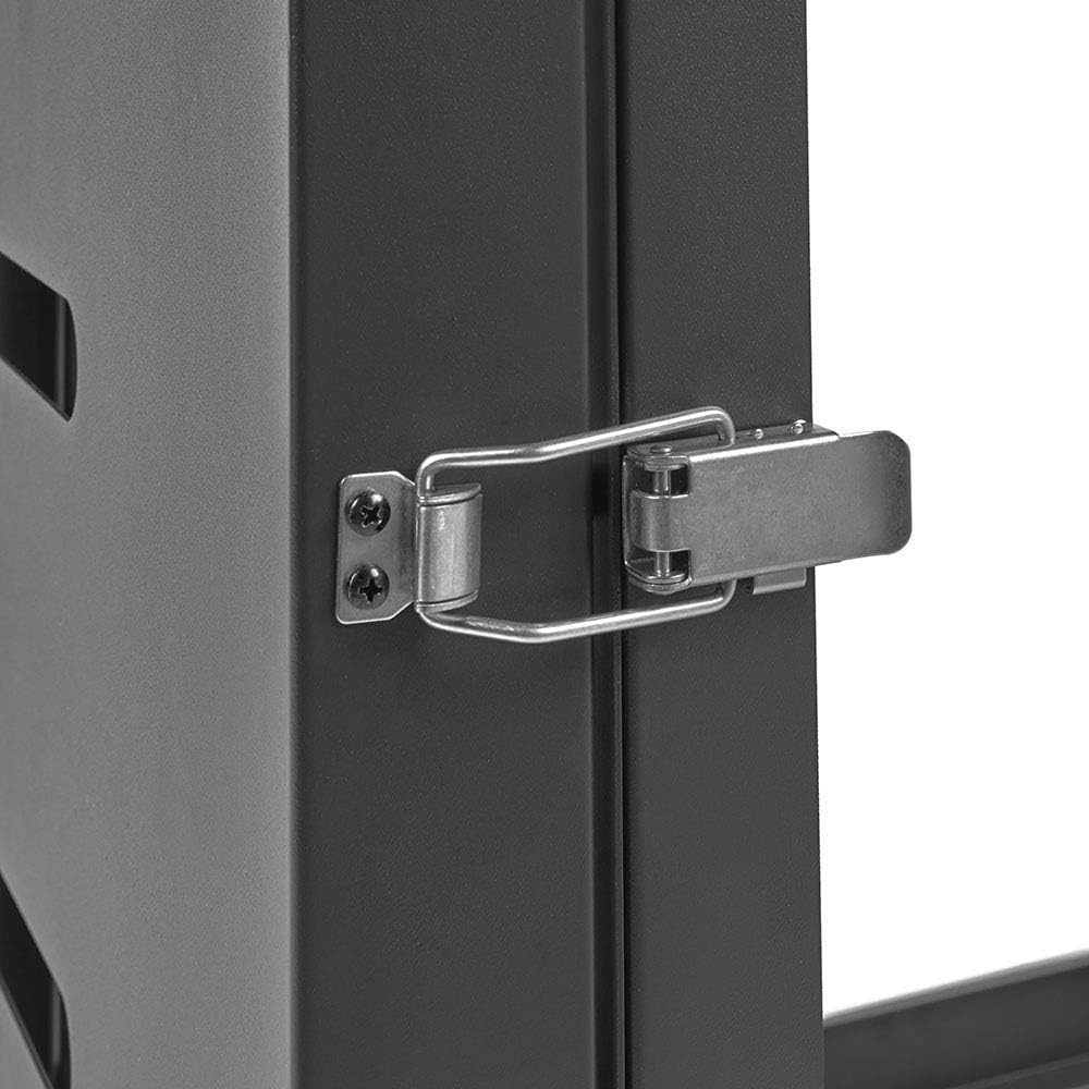 12U 4-Post Open Frame Wall-Mount Network Rack D599885
