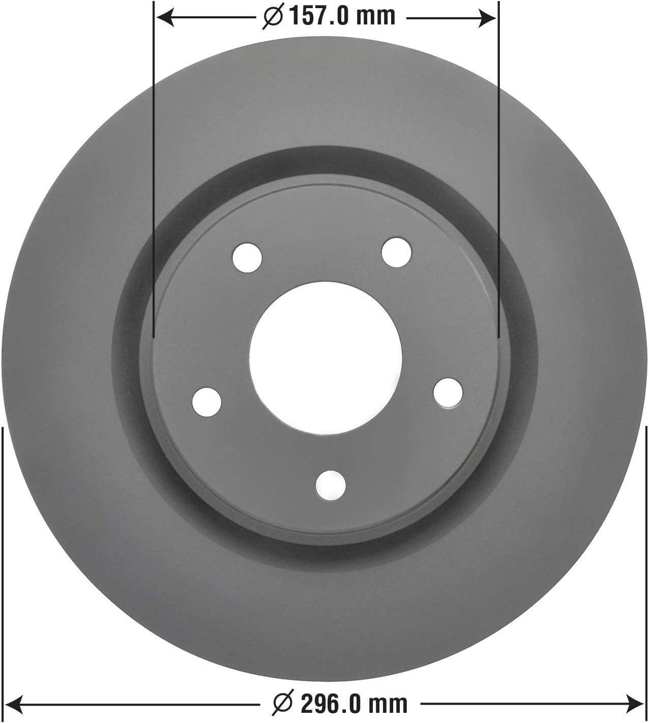 Front Brake Rotor Pack of 2 T3148