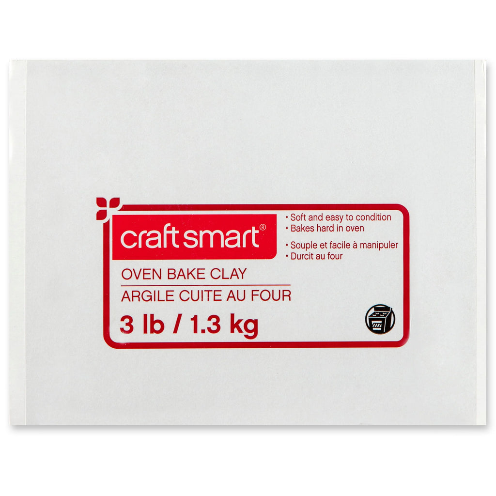 3lb. White Oven-Bake Polymer Clay A531