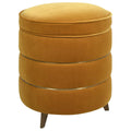 Round Accent Storage Ottoman T573