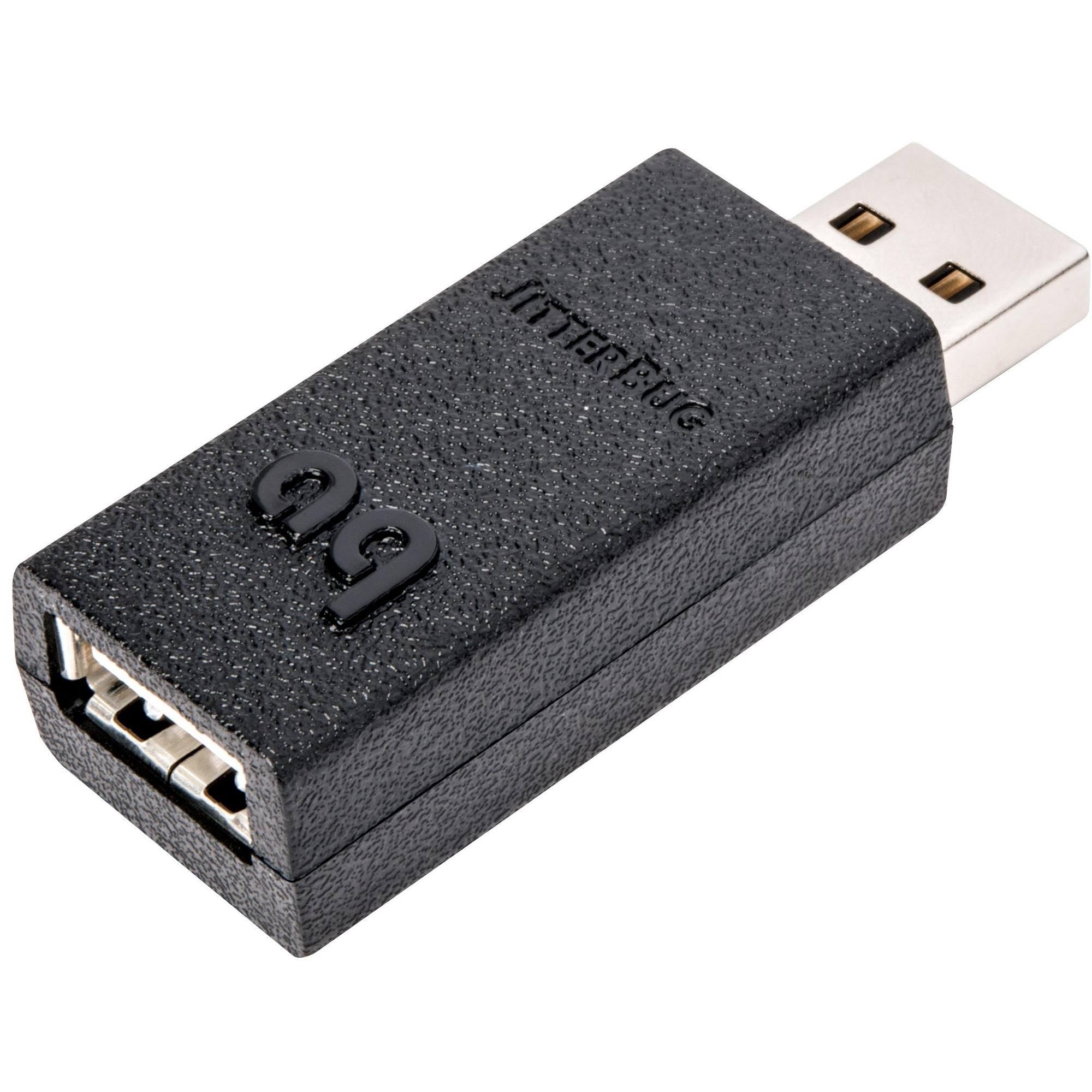 USB DAC with Jitterbug USB Data and Power Noise Filter Package with Dragontail USB 2.0 Extender V9219
