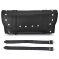 Black Pu Leather Motorcycle Tool Bag Saddlebag M560