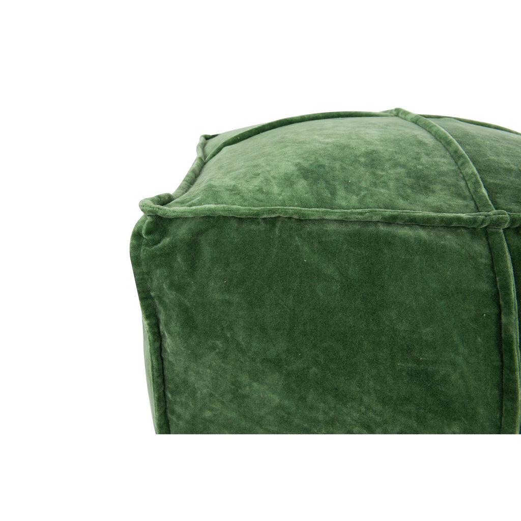 Goldenrod Cotton Velvet Pouf G73715