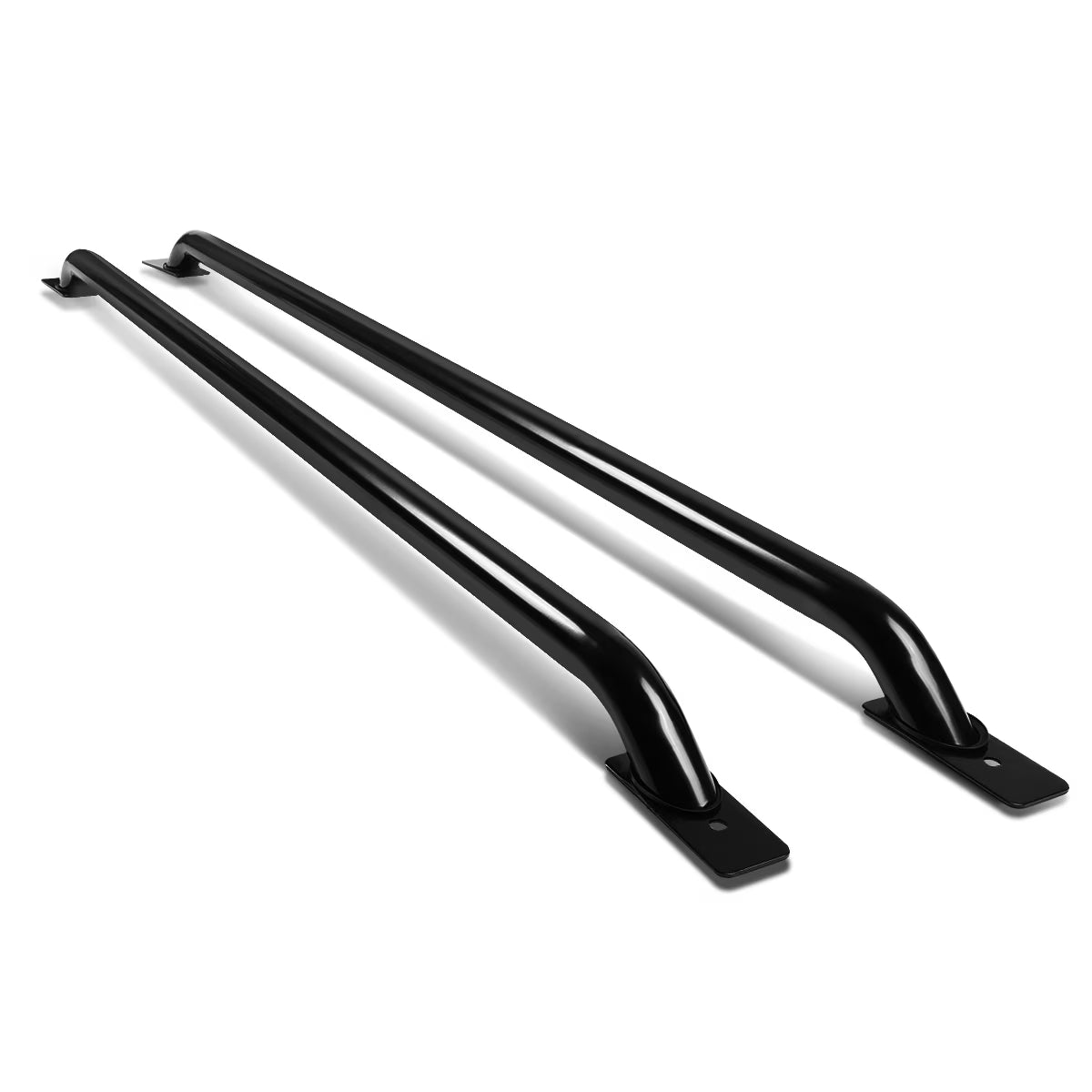 Pair of Mild Steel Black Truck Side Bar Rail F92805