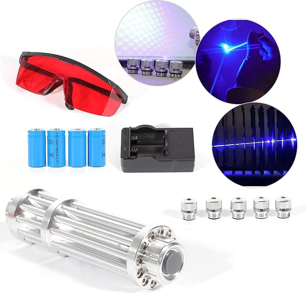 Blue Beam Laser Pointer Pen Flashlight S5974