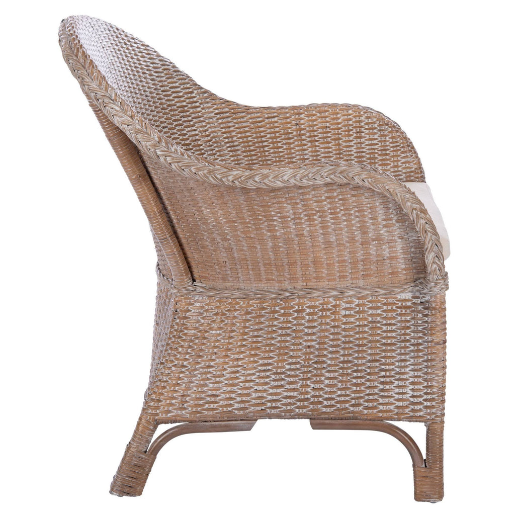 Gray White Accent Chair G614