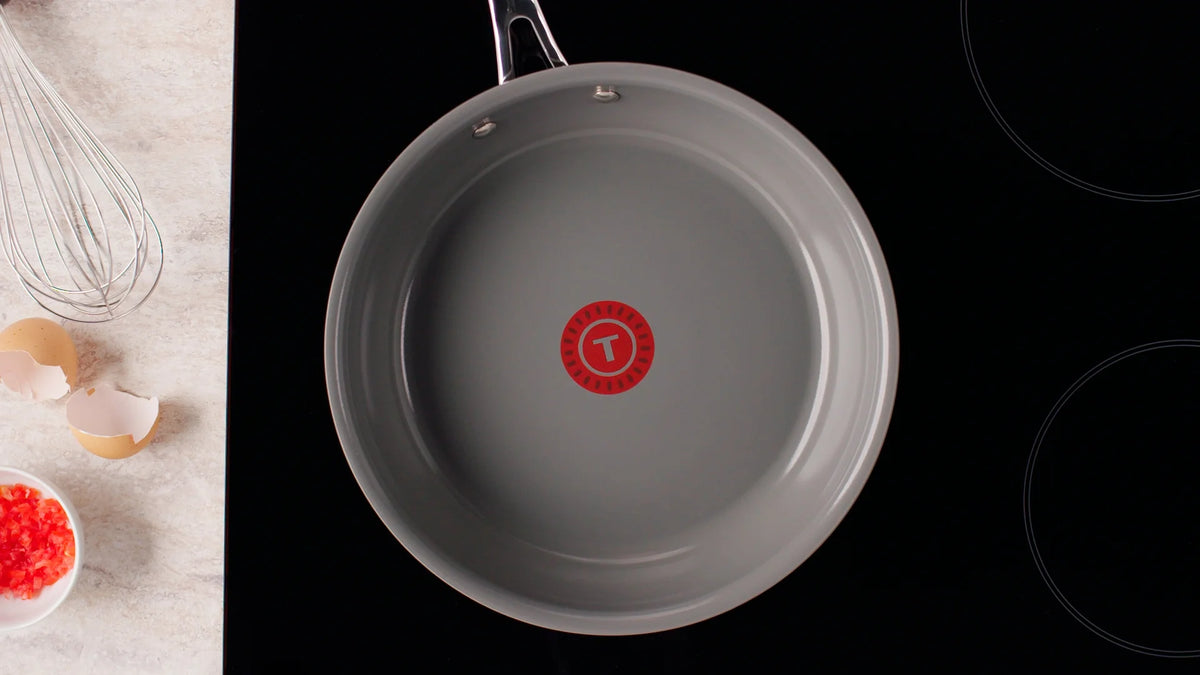 Grey Nonstick Ceramic Cookware Pan 5.5 Quarts S805