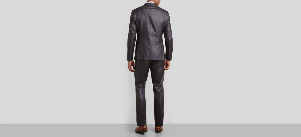 Slim-Fit Suit Gray 40r Q655188